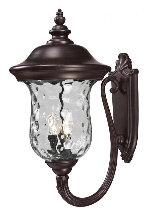 3 Light Outdoor Wall Light | 533B-RBRZ