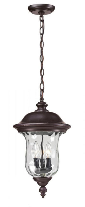 2 Light Outdoor Chain Mount Ceiling Fixture | 533CHM-RBRZ