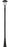 3 Light Outdoor Post Mounted Fixture | 533PHB-519P-BK