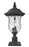 3 Light Outdoor Pier Mounted Fixture | 533PHB-533PM-BK