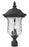 2 Light Outdoor Post Mount Fixture | 533PHM-BK