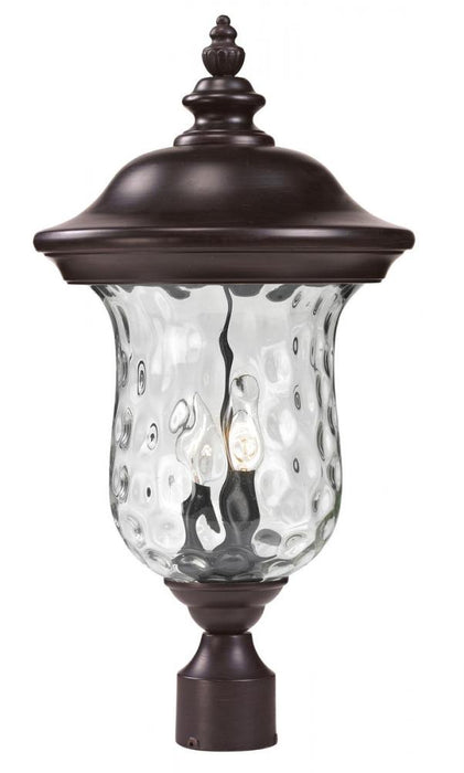 2 Light Outdoor Post Mount Fixture | 533PHM-RBRZ