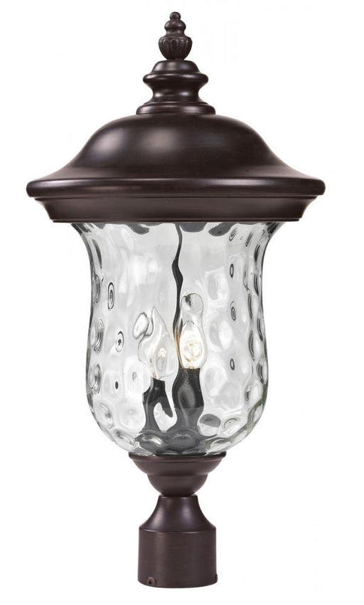 2 Light Outdoor Post Mount Fixture | 533PHM-RBRZ