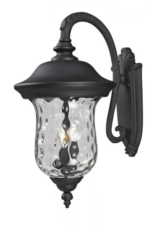 3 Light Outdoor Wall Light | 534B-BK