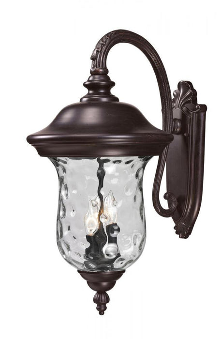 3 Light Outdoor Wall Light | 534B-RBRZ