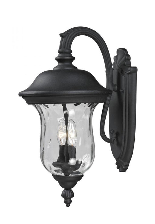 2 Light Outdoor Wall Light | 534M-BK