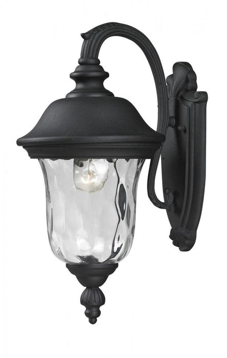1 Light Outdoor Wall Light | 534S-BK