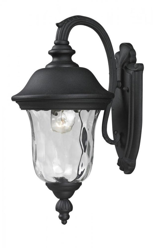 1 Light Outdoor Wall Light | 534S-BK
