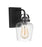 Craftmade Trystan 1 Light Wall Sconce in Flat Black