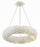 Crystorama Broche 6 Light Matte White Chandelier