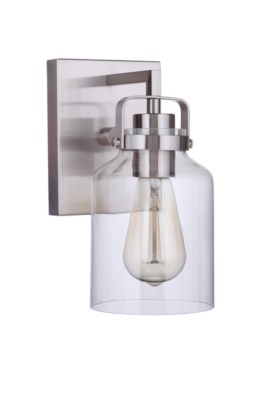 Craftmade Foxwood 1 Light Wall Sconce in Brushed Polished Nickel