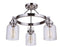 Craftmade Foxwood 3 Light Convertible Semi Flush in Brushed Polished Nickel