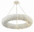 Crystorama Broche 8 Light Matte White Chandelier