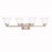 Kichler Langford 35" 4 Light Vanity Light with Satin Etched White Glass in Brushed Nickel