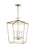 Visual Comfort & Co. Studio Collection Dianna transitional 4-light indoor dimmable medium ceiling pendant hanging chandelier light in satin
