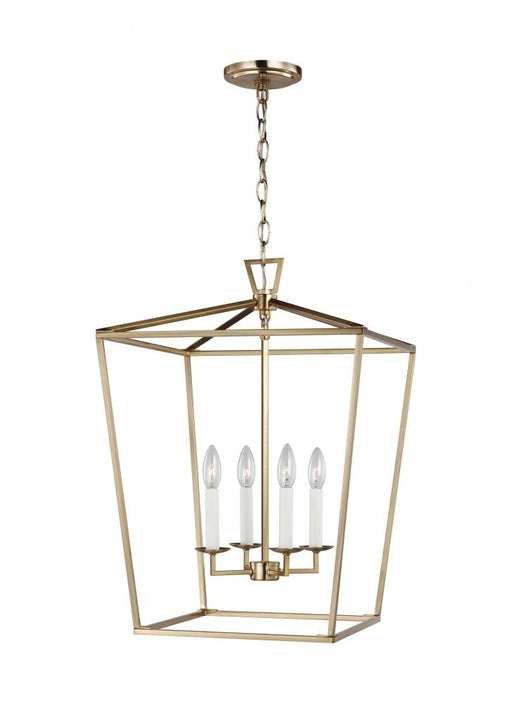Visual Comfort & Co. Studio Collection Dianna transitional 4-light LED indoor dimmable medium ceiling pendant hanging chandelier light in s