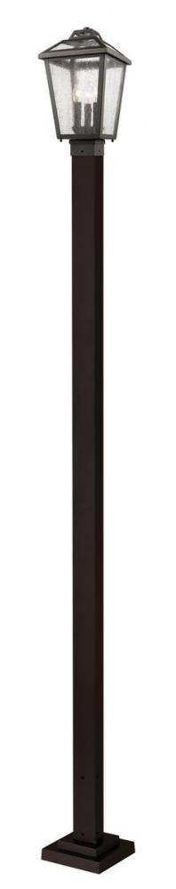 3 Light Outdoor Post Mounted Fixture | 539PHMS-536P-ORB