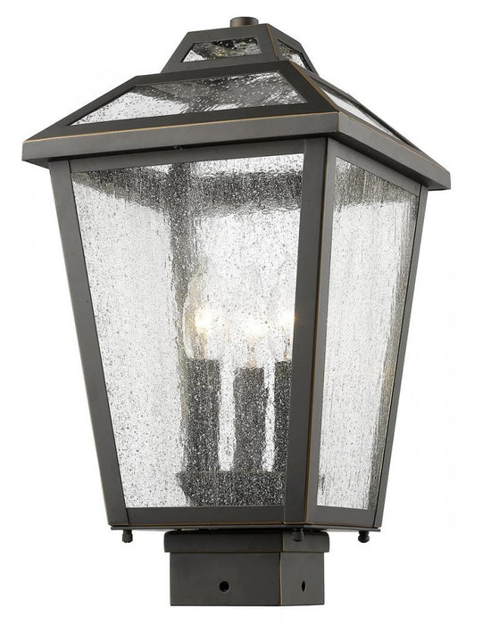 3 Light Outdoor Post Mount Fixture | 539PHMS-ORB
