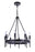 Craftmade Larrson 8 Light Chandelier in Flat Black