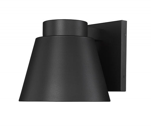 1 Light Outdoor Wall Light | 544B-BK-LED