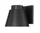 1 Light Outdoor Wall Light | 544B-BK-LED