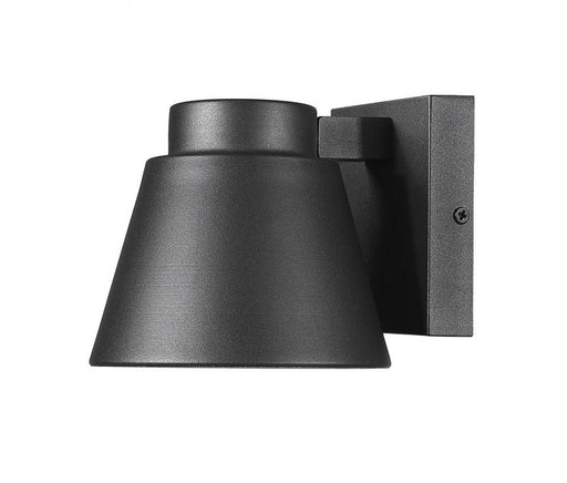 1 Light Outdoor Wall Light | 544S-BK-LED