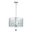 Crystorama Layla 5 Light Antique Silver Chandelier