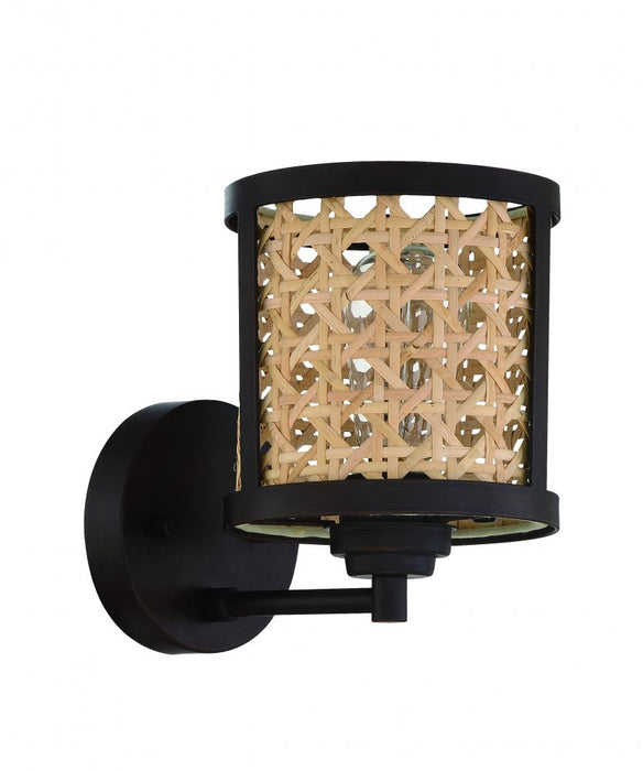 Craftmade Malaya 1 Light Wall Sconce in Aged Bronze Brushed