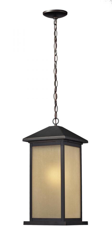 1 Light Outdoor Chain Mount Ceiling Fixture | 548CHB-ORB