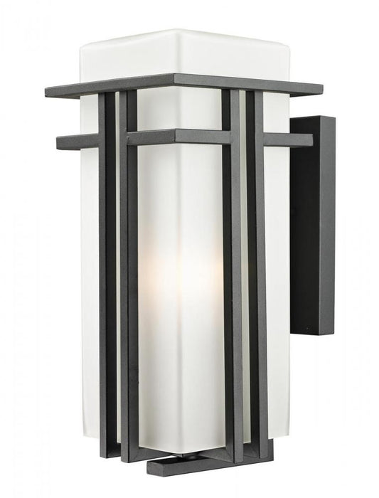 1 Light Outdoor Wall Light | 549B-BK
