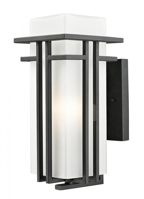 1 Light Outdoor Wall Light | 549M-BK