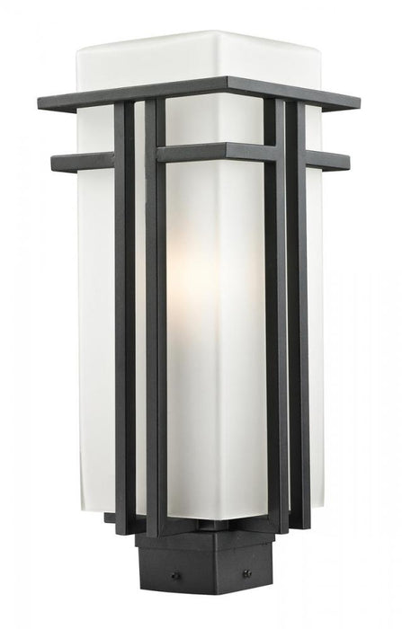 1 Light Outdoor Post Mount Fixture | 549PHB-BK