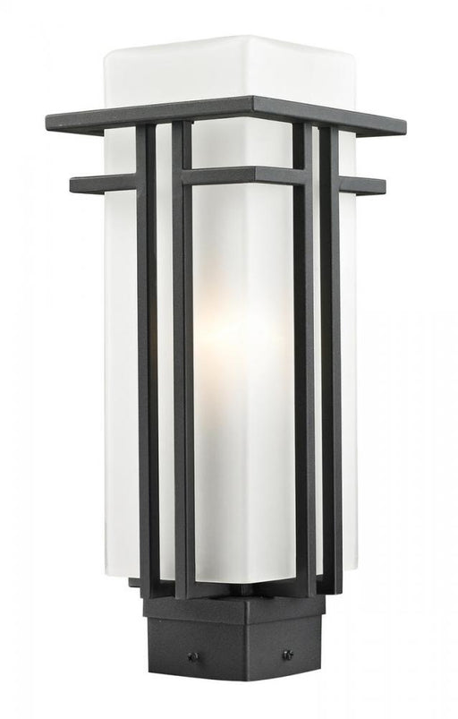 1 Light Outdoor Post Mount Fixture | 549PHM-BK