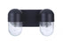 Craftmade Pill 2 Light Vanity in Flat Black