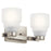 Kichler Vionnet 14.5" 2 Light Vanity Light with Satin Etched Glass in Brushed Nickel