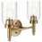 Kichler Madden 14.25 Inch 2 Light Vanity with Clear Glass in Champagne Bronze