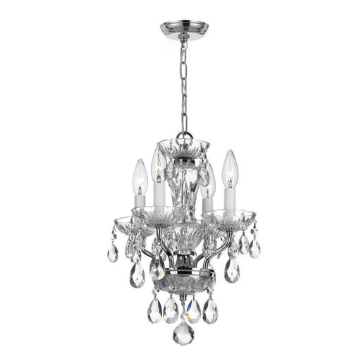 Welton 11'' Hand Cut Crystal Polished Chrome Chandelier | 5534-CH-CL-MWP