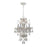 Welton 11'' Hand Cut Crystal Wet White Chandelier | 5534-WW-CL-MWP