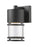 1 Light Outdoor Wall Light | 553S-BK-LED