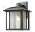1 Light Outdoor Wall Light | 554B-BK