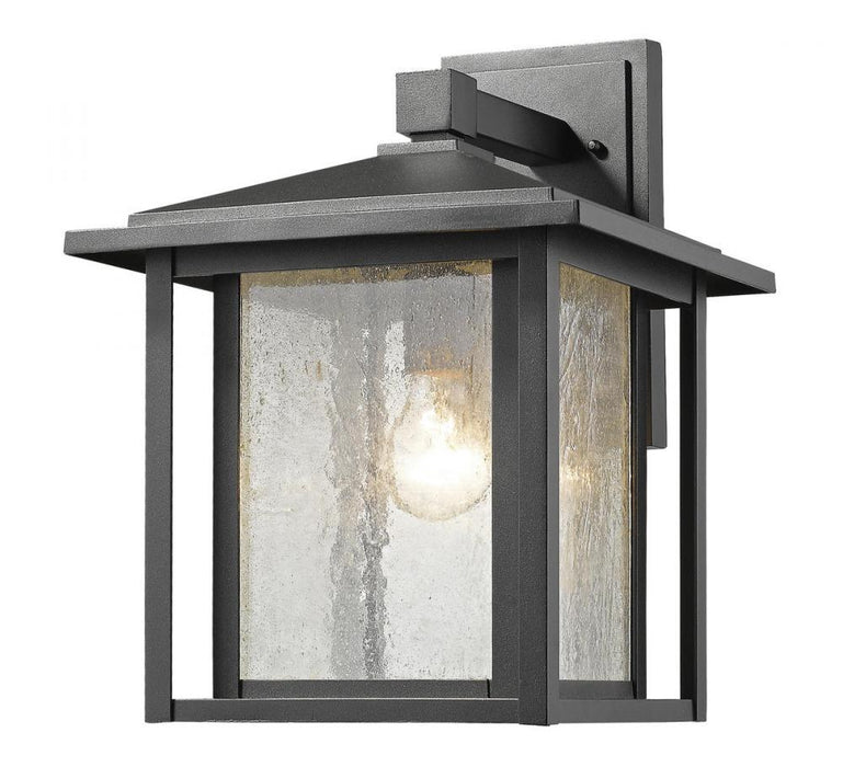 1 Light Outdoor Wall Light | 554B-BK