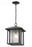 1 Light Outdoor Chain Mount Ceiling Fixture | 554CHB-BK