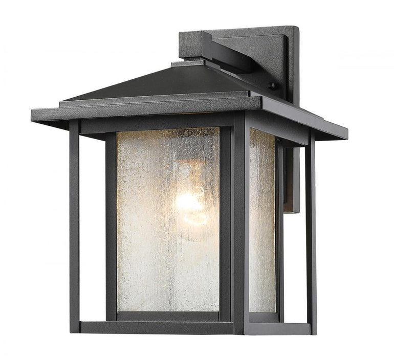 1 Light Outdoor Wall Light | 554M-BK