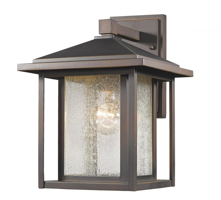 1 Light Outdoor Wall Light | 554M-ORB