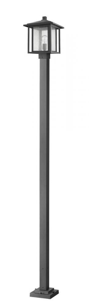 1 Light Outdoor Post Mounted Fixture | 554PHBS-536P-BK