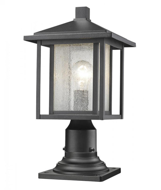 1 Light Outdoor Pier Mounted Fixture | 554PHM-533PM-BK