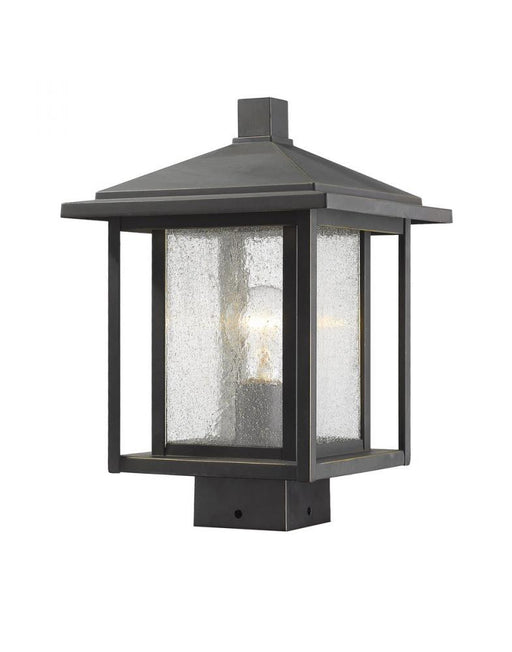 1 Light Outdoor Post Mount Fixture | 554PHMS-ORB