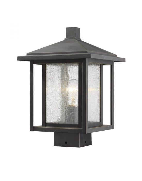 1 Light Outdoor Post Mount Fixture | 554PHMS-ORB
