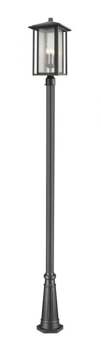 3 Light Outdoor Post Mounted Fixture | 554PHXLR-519P-BK