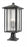 3 Light Outdoor Pier Mounted Fixture | 554PHXLR-533PM-BK